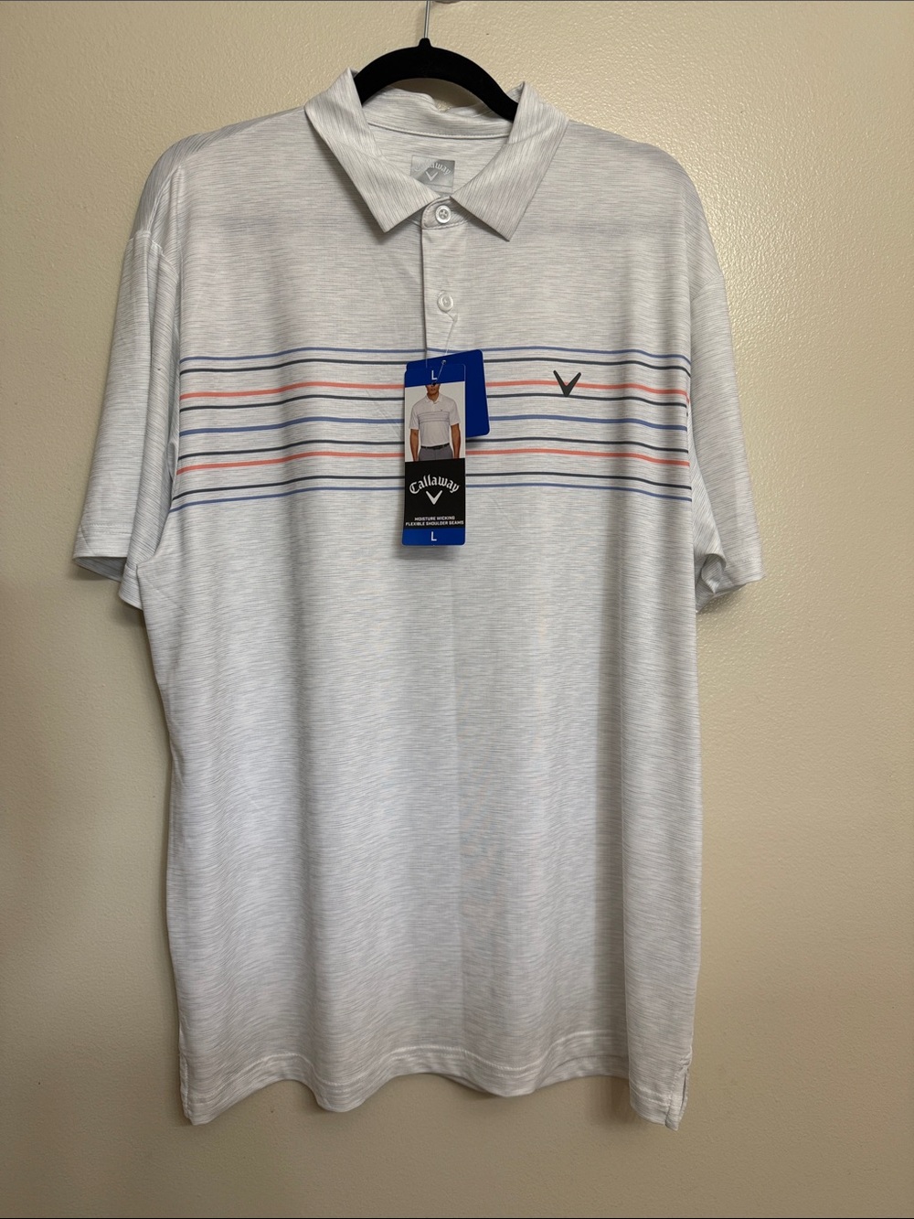 NWT Men’s Callaway Opti-Dri Golf Polo